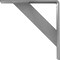 Ekena Millwork Traditional Steel Bracket, Hammered Gray 2"W x 10"D x 10"H BKTM02X10X10TRHGY - alternate 10